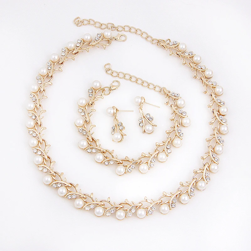 Hot Worldwide Imitation Pearl Simple Elegant Bridal Jewelry Sets Kit Gift Fast Free Shipping New Selling | Украшения и аксессуары