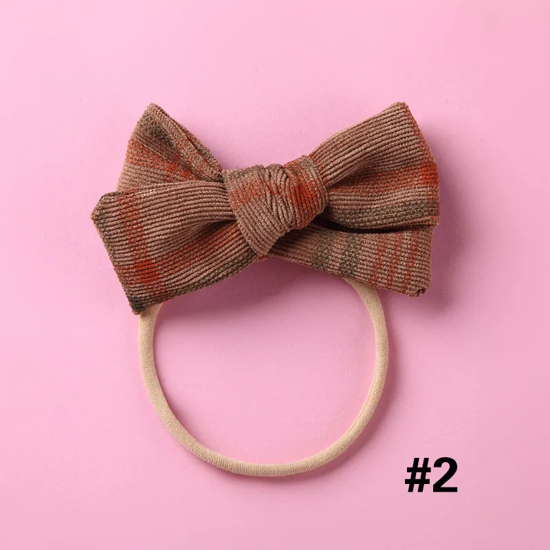 Hairbands-2 Детские Модные головные уборы для девочек, милые стильные заколки для волос, эластичные резинки для волос, повязки на голову ручной работы в горошек, заколки для волос аксессуары - Цвет: Hairbands-2