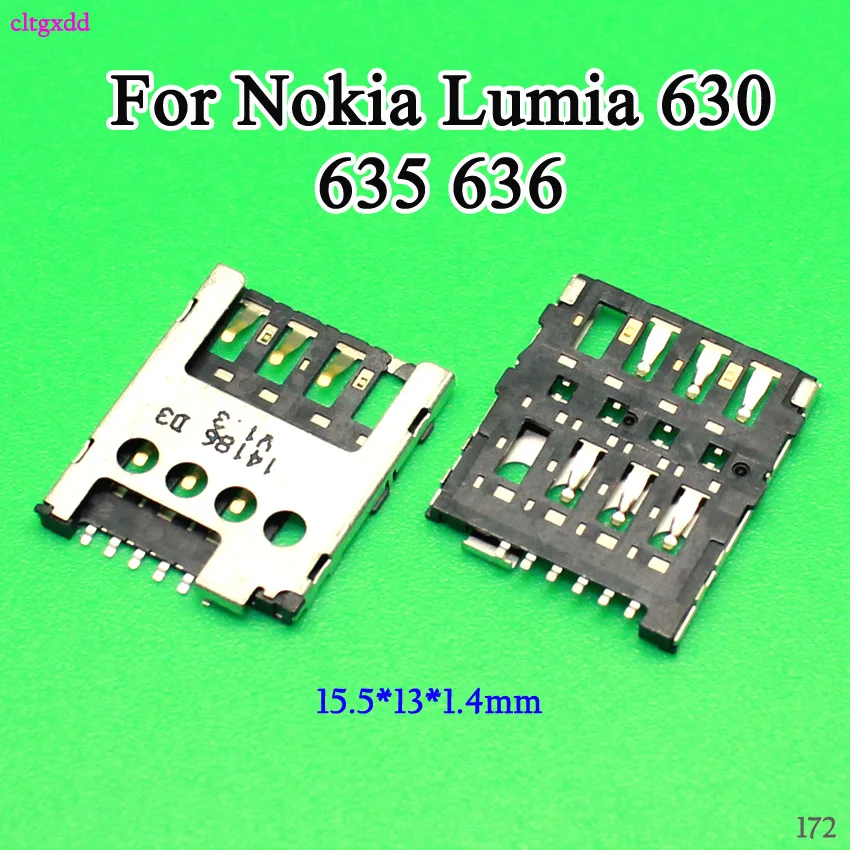Cltgxdd новый держатель слота для сим-карты порт Замена Ремонт Nokia Lumia 630 635 636 638 628