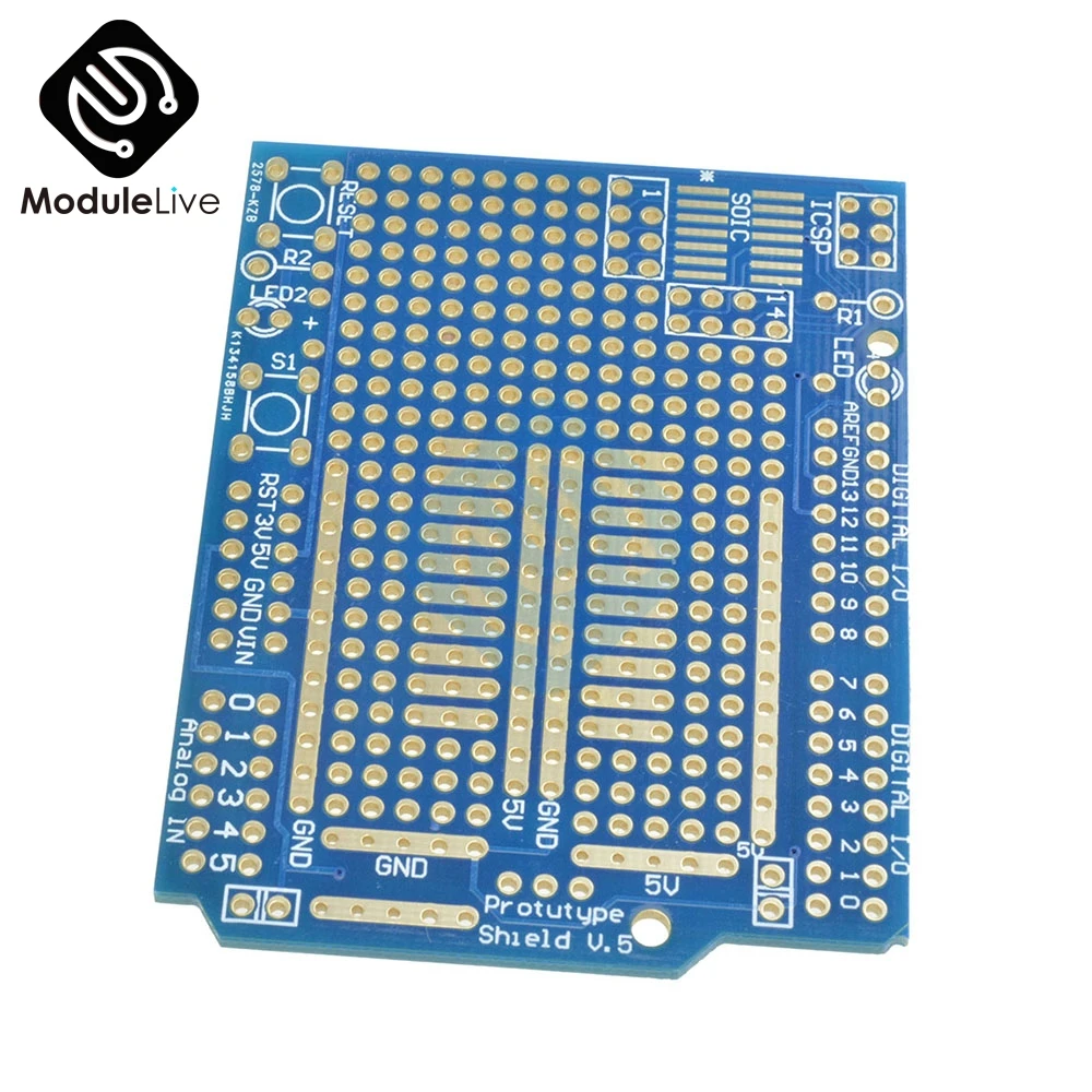 Прототип печатной платы для Arduino R3 защитная плата искусственное волокно 2 мм шаг 54
