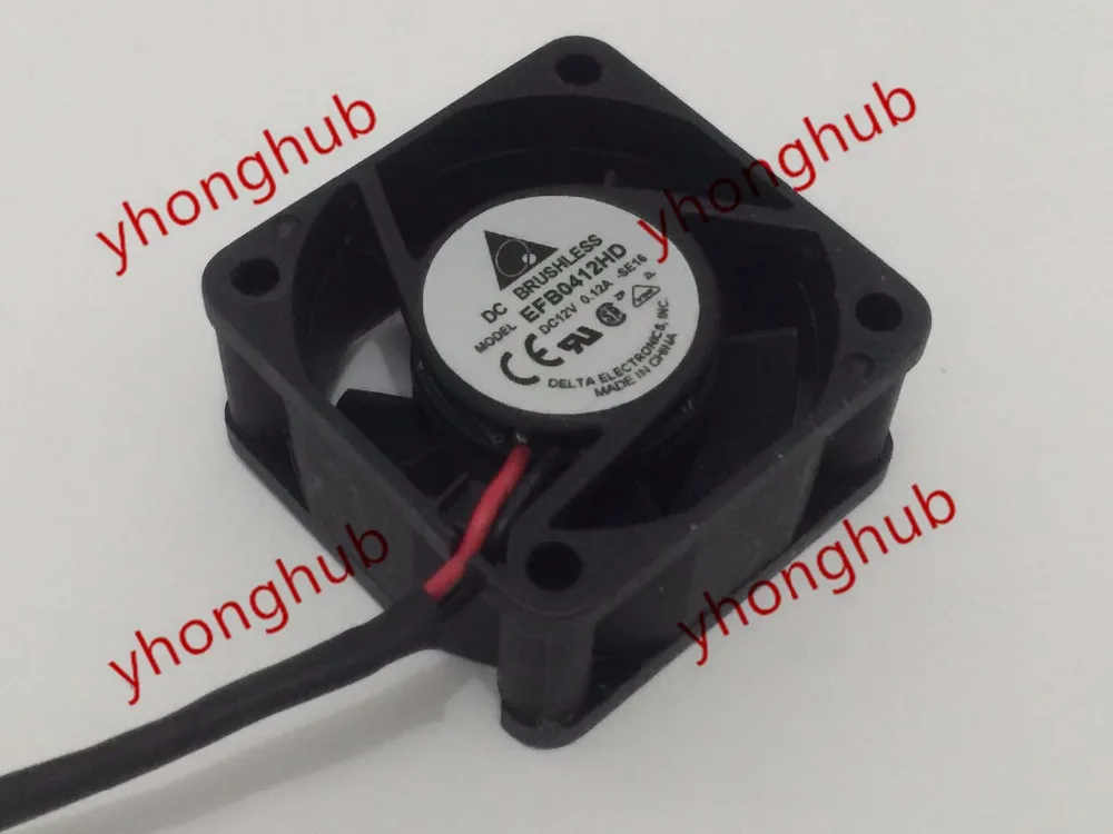 Серверный охлаждающий вентилятор Delta Electronics EFB0412HD 12 В постоянного тока 0 А 40x40x20 мм 2