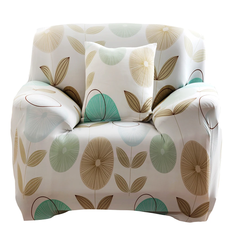Чехол с принтом полиэфирный чехол для дивана из спандекса большой Loveseat 1/2/3