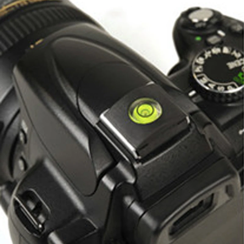 Универсальная защитная крышка для горячего башмака с пузырьковым уровнем Canon Nikon