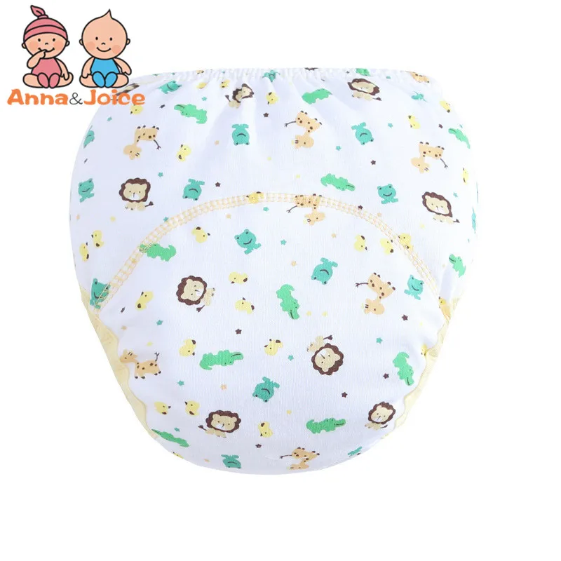 Детские тренировочные трусики 10 шт./лот 3 слоя|baby training pants|training pantscotton nappies |