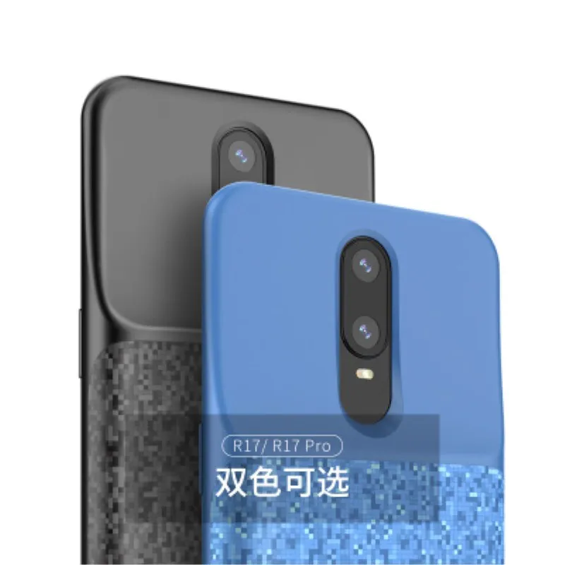 6000 мА/ч внешняя Батарея чехол для OPPO R17 Pro Портативный Чехлы портативного