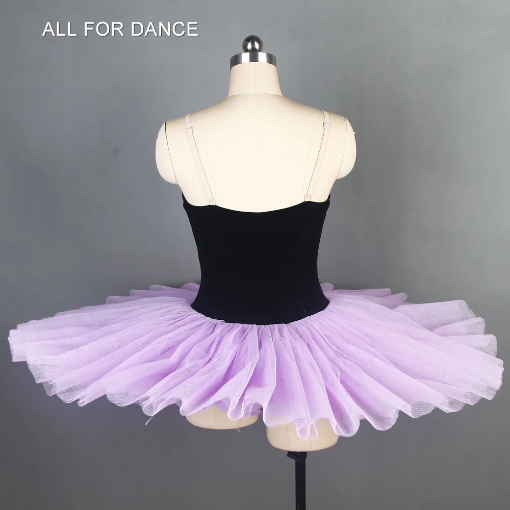black velvet top bodice Pre-professional ballet dance costumes pancake tutu classical | Тематическая одежда и униформа