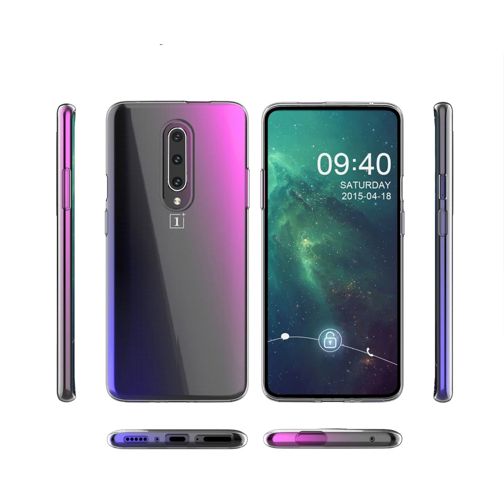 Soft Silicone Case for OnePlus 7 Pro 1+7 Cover TPU Phone One Plus Protective 1+7Pro |