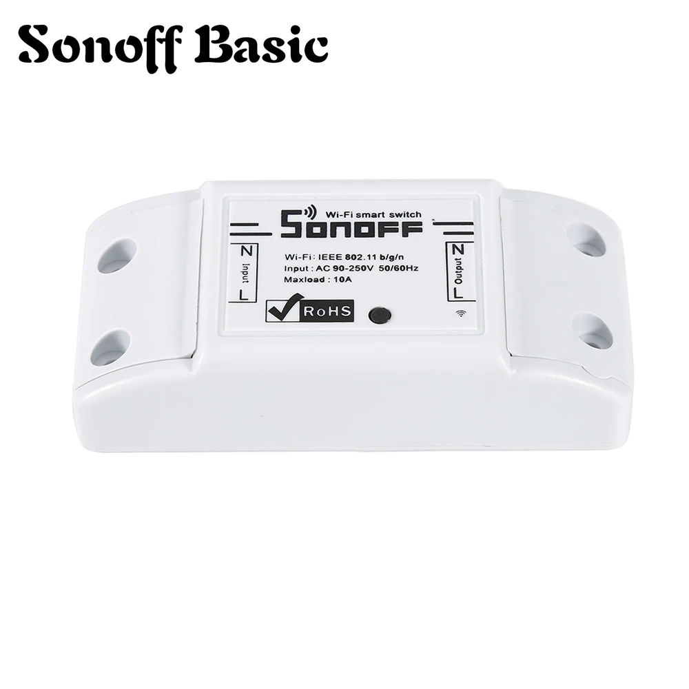 Sonoff Basic Sonoff Dual 2ch базовый Wifi умный переключатель света дистанционное управление таймер беспроводной контроль работает с Amazon Alexa Google Home - Комплект: Sonoff Basic