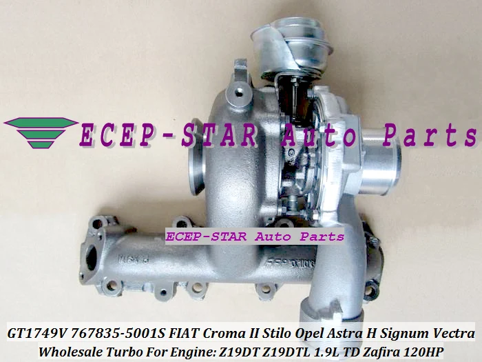 GT1749V 767835 5001S 755042 5003S Turbo для FIAT Croma II Stilo OPEL Astra H Signum Vectra Zafira Z19DT 1.9L|turbo turbo turbo|turbo gt1749vfiat |