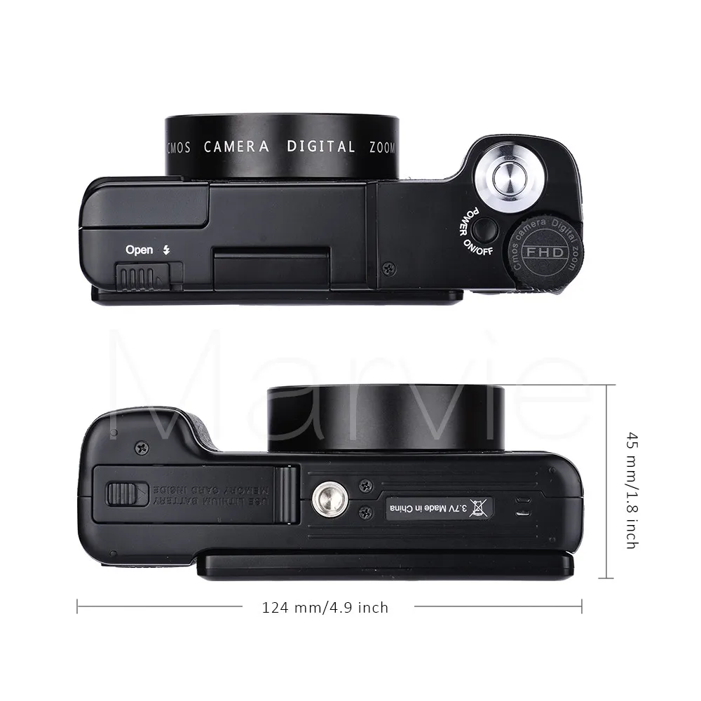 Marvie G02 24MP HD половина DSLR Профессиональная цифровая фототехника с 4x телефото рыбий