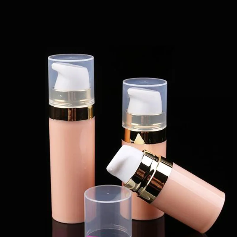 50pcs 5ml 10ml 15ml Airless Lotion Cream Pump Bottle Small Travel Cosmetic Skin Care Plastic Container Dispenser | Красота и здоровье