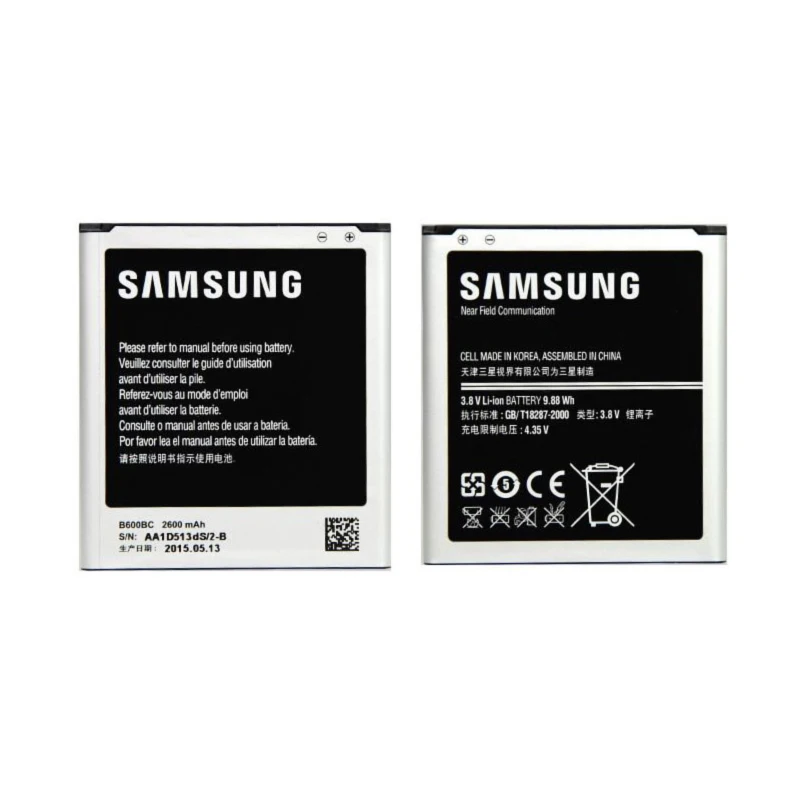 100% Оригинальные B600BE B600BC Замена Samsung Galaxy S4 SIV I9505 i9500 EB NFC 2600 мАч батареи|battery 2600mah|s4 i9505