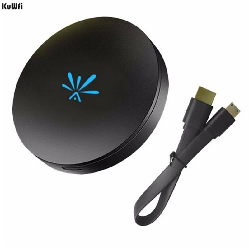 ТВ-флешка KuWFi 2 4 ГГц HD Wi-Fi дисплей экран зеркальное отображение телевизора