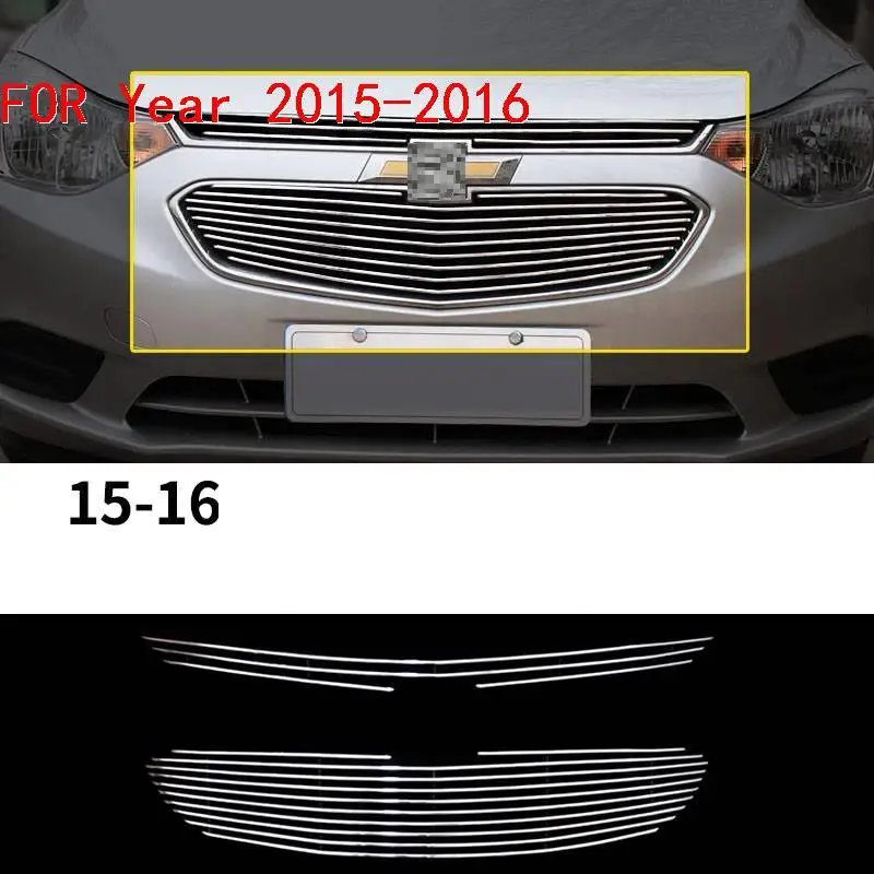 Number 2 Модификация Automovil модифицированный Стайлинг Авто модернизированные автомобильные аксессуары гоночный гриль 10 11 12 13 14 15 16 17 18 для Chevrolet Sail - Цвет: Number 2
