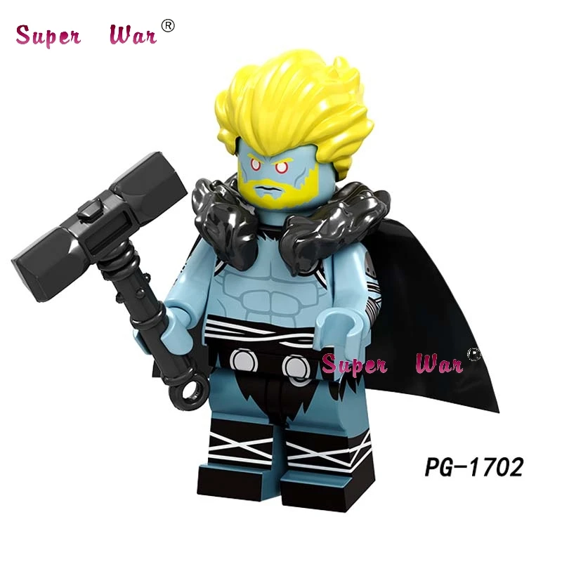 PG1702 Одиночная черная вдова Капитан Америка гамора Риддлер Magik Valkyrie зверь Человек-паук Строительные блоки игрушки для детей - Цвет: PG1702