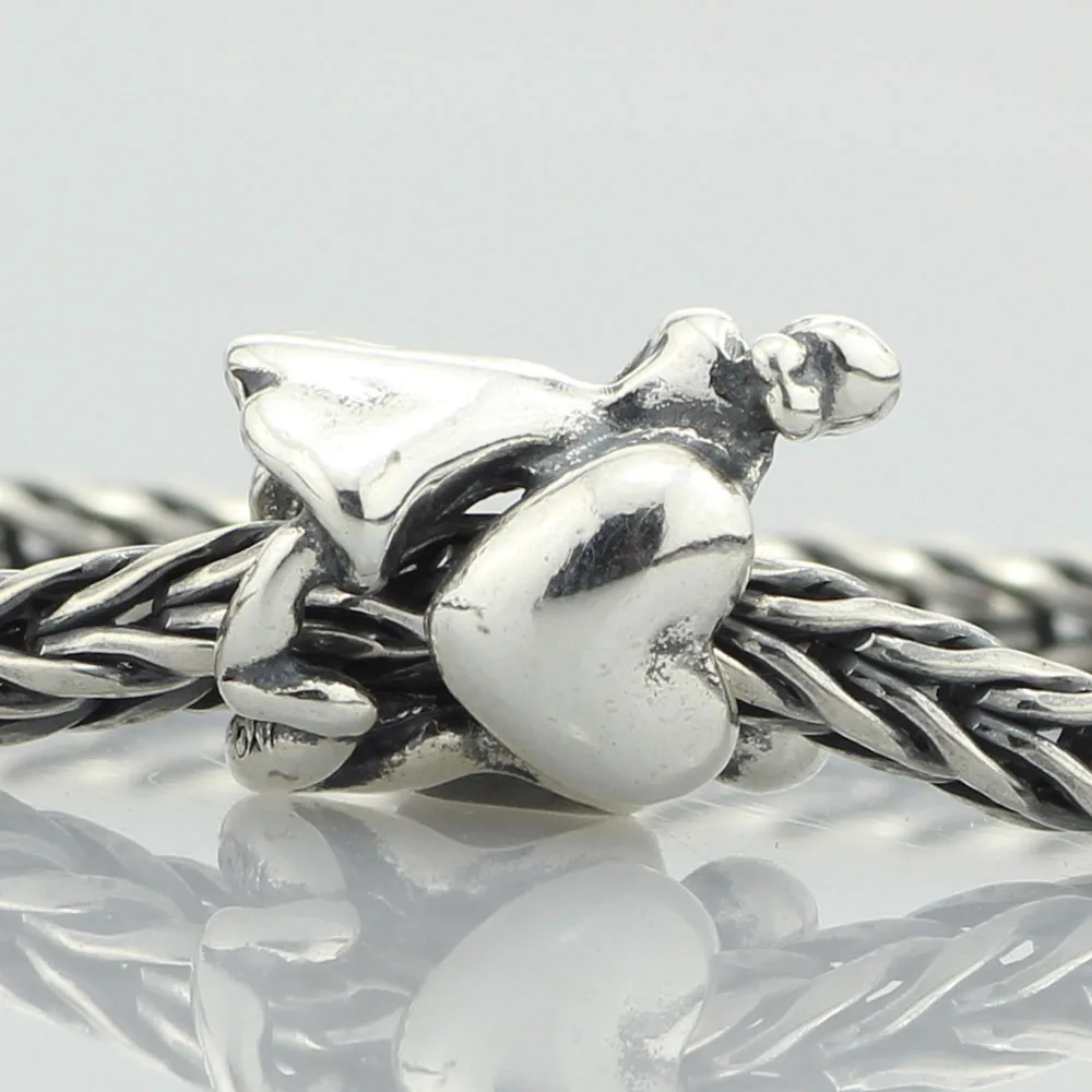 Омела натуральная 925 пробы серебряные Marry Me шарик шарма Подходит Европейский 3 0 мм