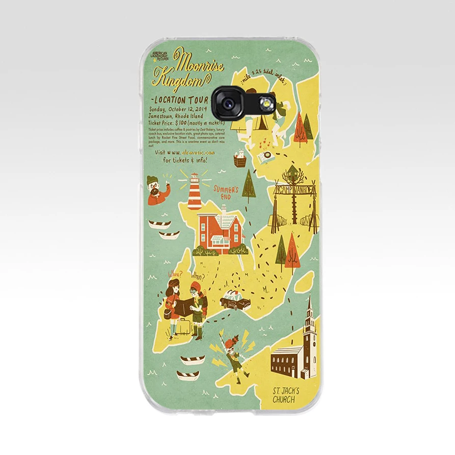 206AQ Wes Andersons Luggage Soft Silicone Tpu Cover phone Case for Samsung galaxy a3 a5 2016 2017 a6 A8 2018 | Мобильные телефоны и