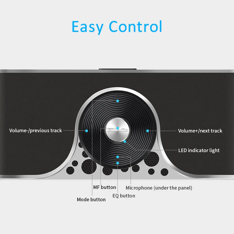 Bluedio TS3 Bluetooth колонки с басом оригинальные беспроводные и переносные Поддержкой SD
