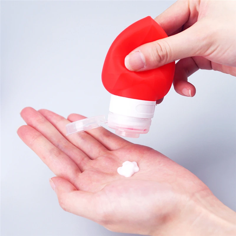 Портативные пустые косметические контейнеры многоразовый силиконовый флакон