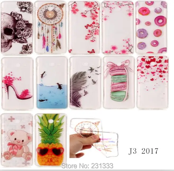 Мягкий ТПУ чехол с цветочным рисунком для Samsung Galaxy S9 S8 PLUS J7 J5 J3 2017 MOTO G5 черепом