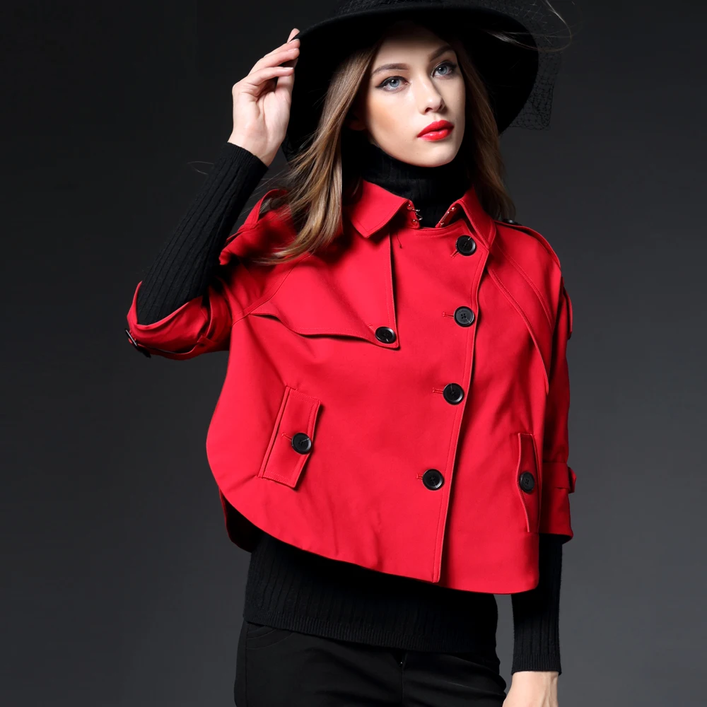 2017 зимнее пальто Для женщин известный бренд роскошных Тренч Англия Стиль