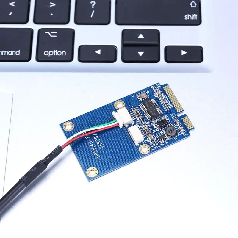 Mini PCIe PCI E к двойному USB адаптеру mPCIe в 5 Pin 2 порта 0 конвертерная карта