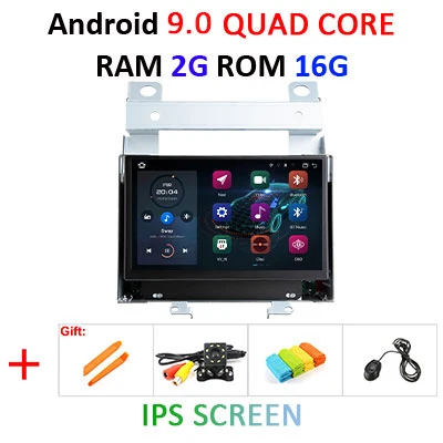 Android 9,0 4G ram 64G rom Автомобильный gps для Land Rover freelander 2 2007-2012 Радио Стерео навигация аудио без DVD плеера - Цвет: 9.0 2G 16G IPS