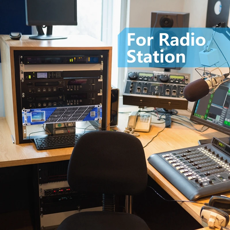 FM-трансмиттер FMUSER с сенсорным экраном 300 Вт 350 | Электроника