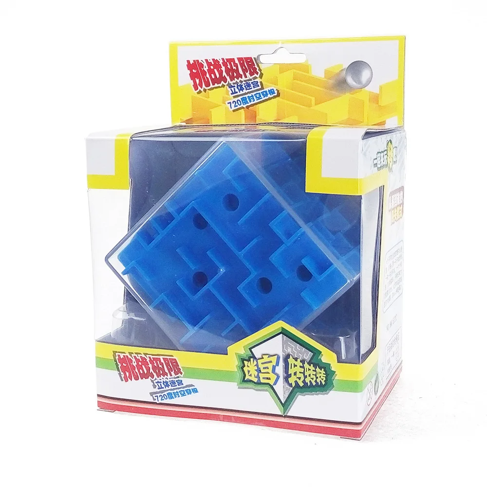 Креативный магический Интеллектуальный пазл 3D Хрустальный лабиринт кубик игра