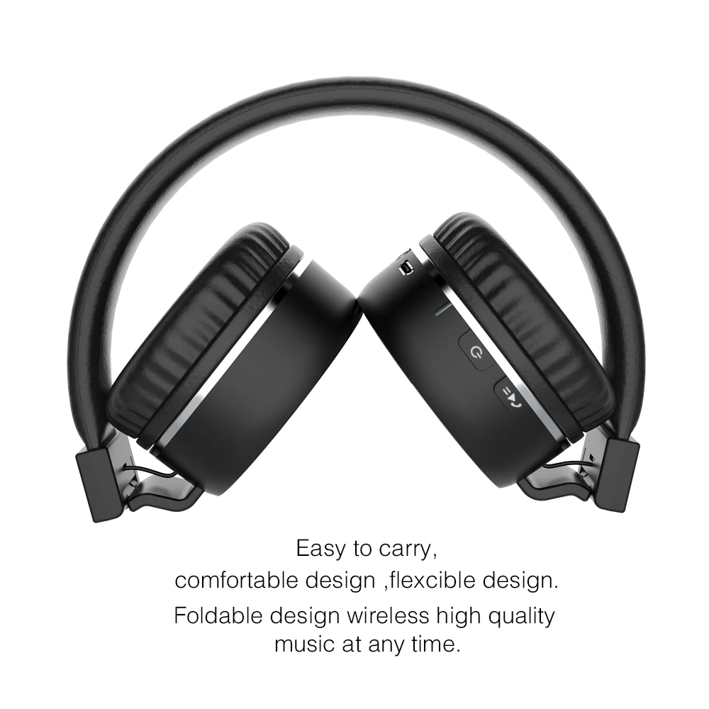Беспроводные наушники Складная гарнитура Bluetooth с микрофоном Стерео 8 часов