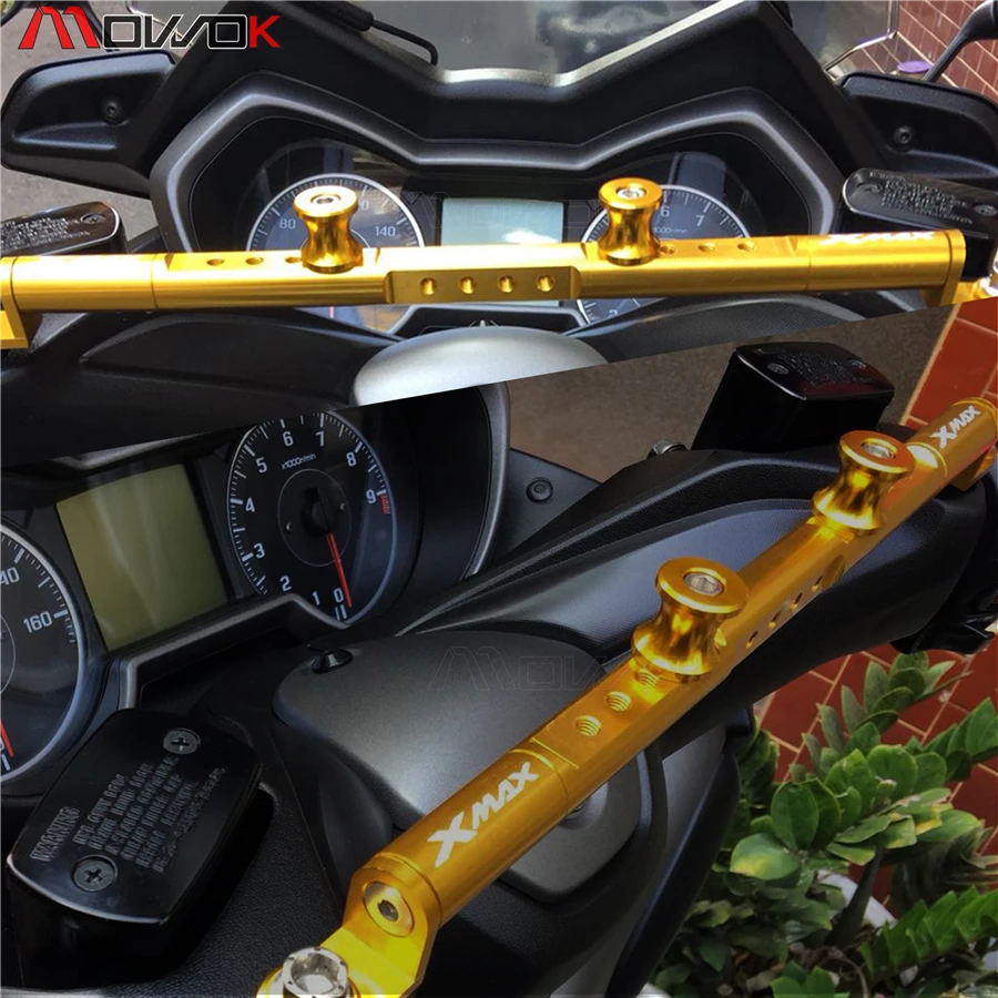 

2018 New Item Motorcycle Scooter cnc Steering Damper balance levers For YAMAHA XMAX 300 X-MAX 125 250 400 2017-2018