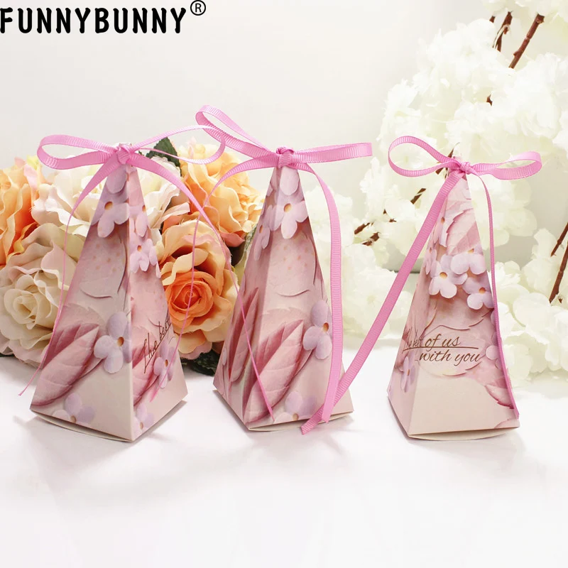 FUNNYBUNNY Свадебная коробка конфет острый позвонок стол подарок конфетный мешок