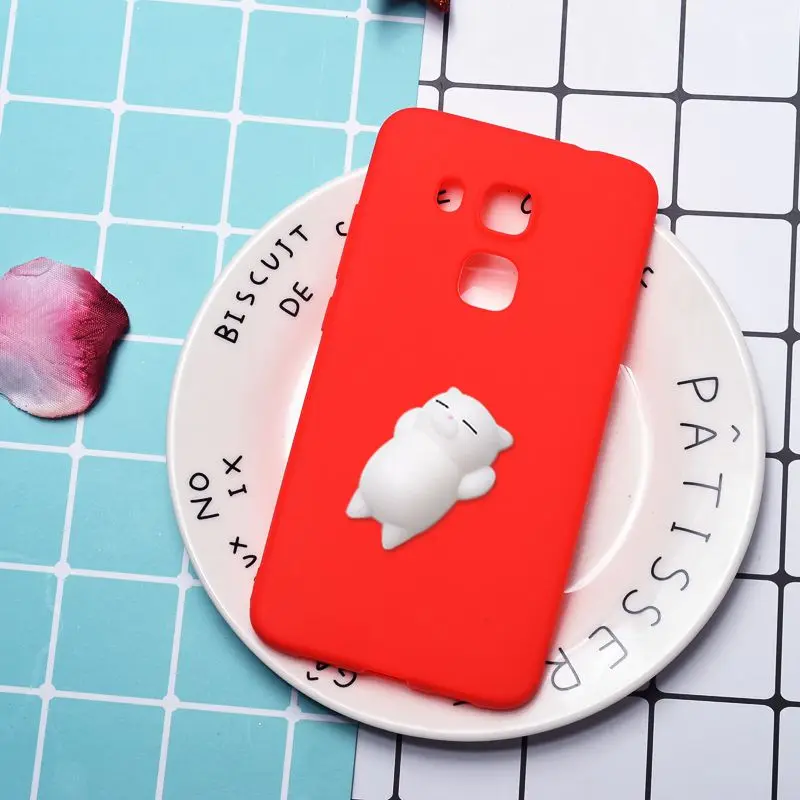 For Huawei Nova Plus Case Soft TPU Silicone Fundas Cover G9 Maimang 5 Cute 3D Squishy Cat Phone Cases |