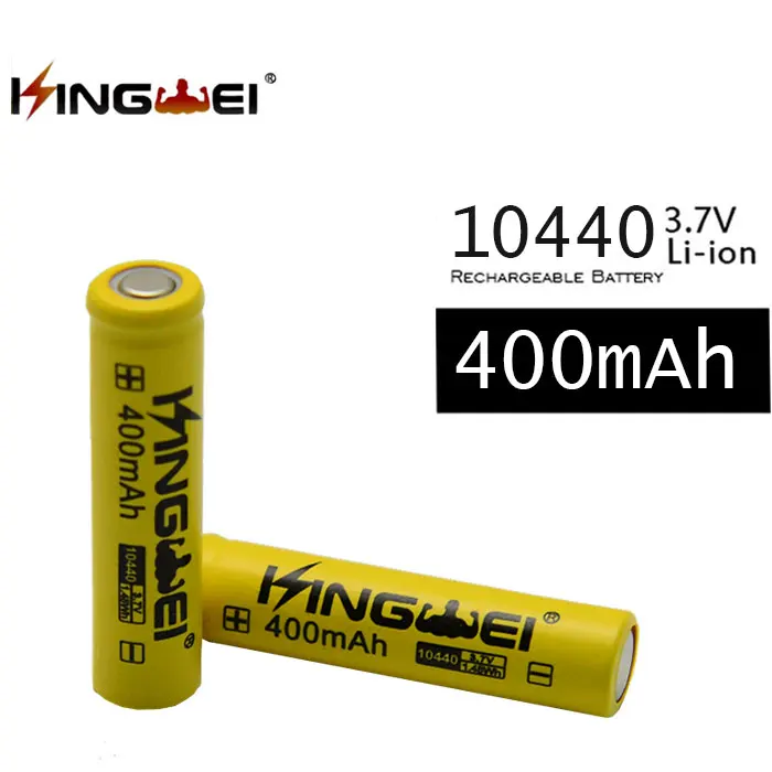 Аккумулятор kingwei 10440(AAA) 100 шт./лот 3 7 В литий ионные аккумуляторы литиевая батарея