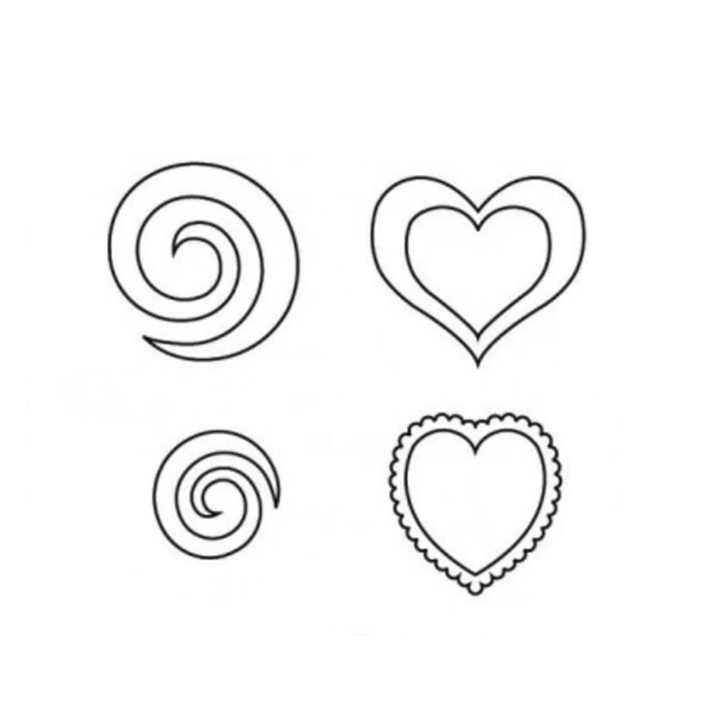 7 шт./компл. торт Единорог помадка инструмент для печенья вихревое сердце