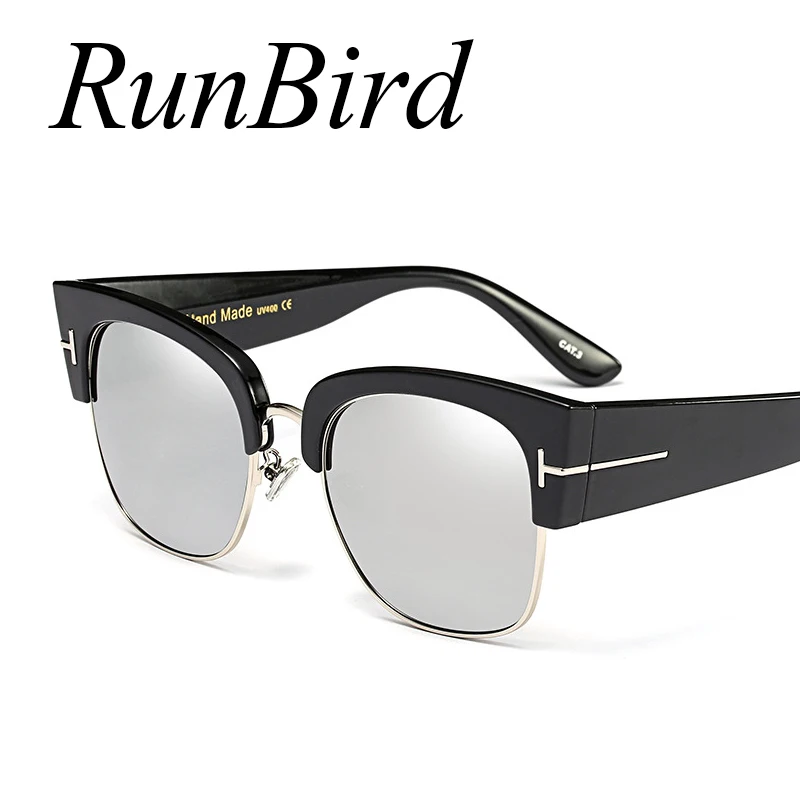 RunBird кошачий глаз женские солнцезащитные очки 2018 Новый брендовый дизайн