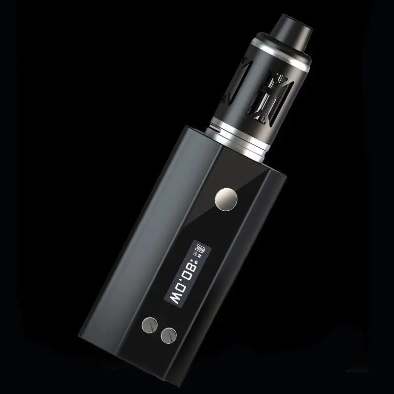 80 Вт Vape поле Mod кальян вейпер с 2600 мАч батарея электронная сигарета комплект для 2