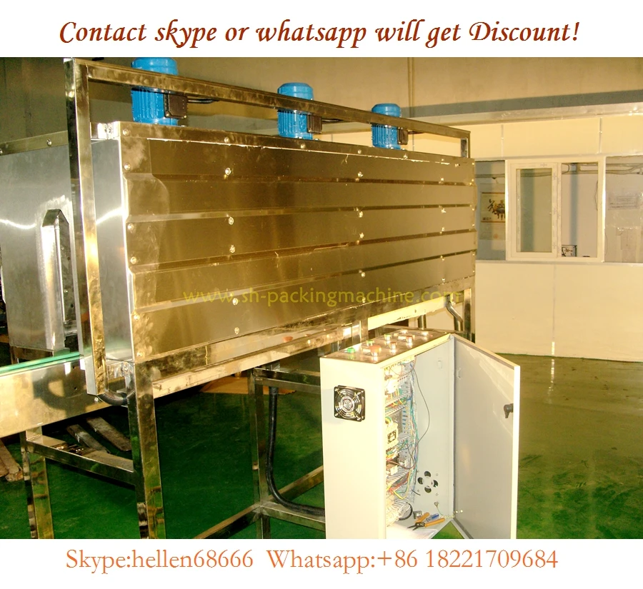 Электрическая термоусадочная печь для бутылок машина упаковочная в Шанхае CE |