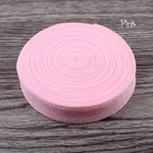 30 ярдовпартия, блестящая розовая однотонная повязка на голову для девочек, эластичная повязка на голову, 58 дюйма (15 мм)