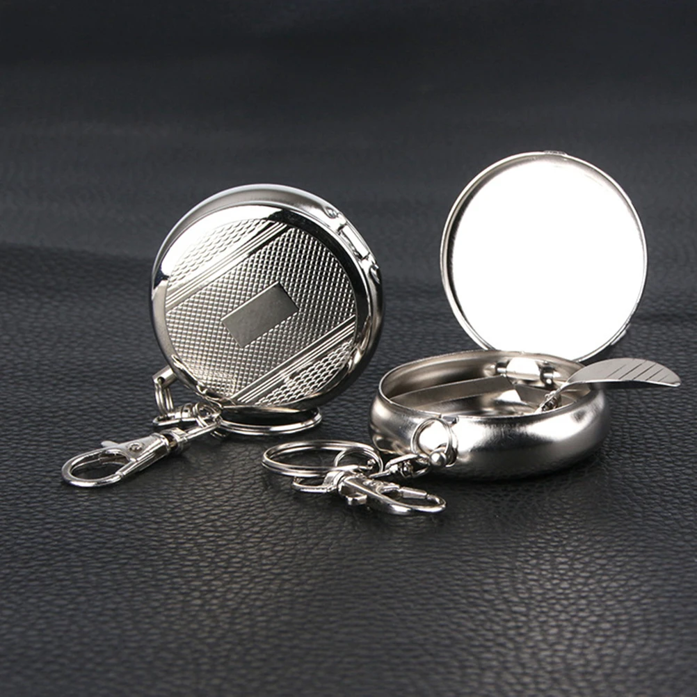 2 шт. круглая пепельница из нержавеющей стали | Дом и сад