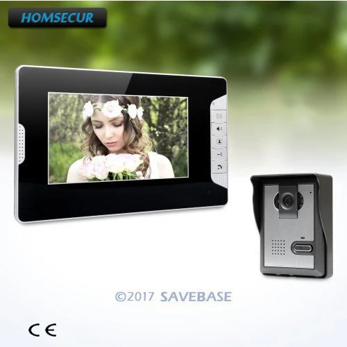 HOMSECUR 7 дюймовая система громкой связи для видеодомофона с внутренним монитором
