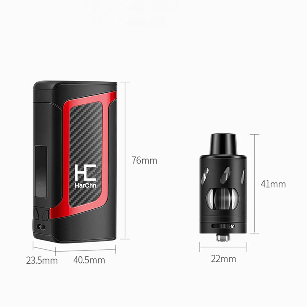 DOTENT HC Vape комплект кальян ручка 80 Вт стартовый 2000 мАч батарея 510 металлический