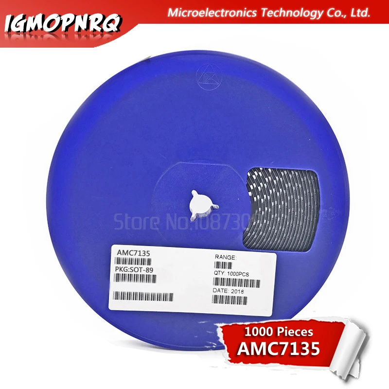 1000 шт. AMC7135PKFT SOT89 AMC7135 MEL7135 SOT Новый и оригинальный igmopnrq|Интегральные схемы| |