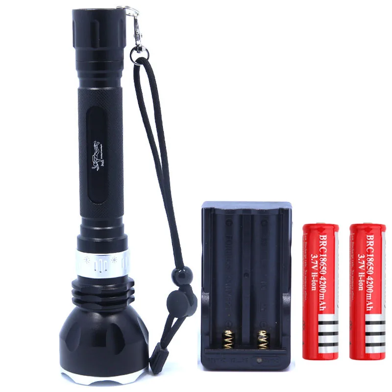 3800 м XM L2 Водонепроницаемый подводный светодиодный вспышка для подводного