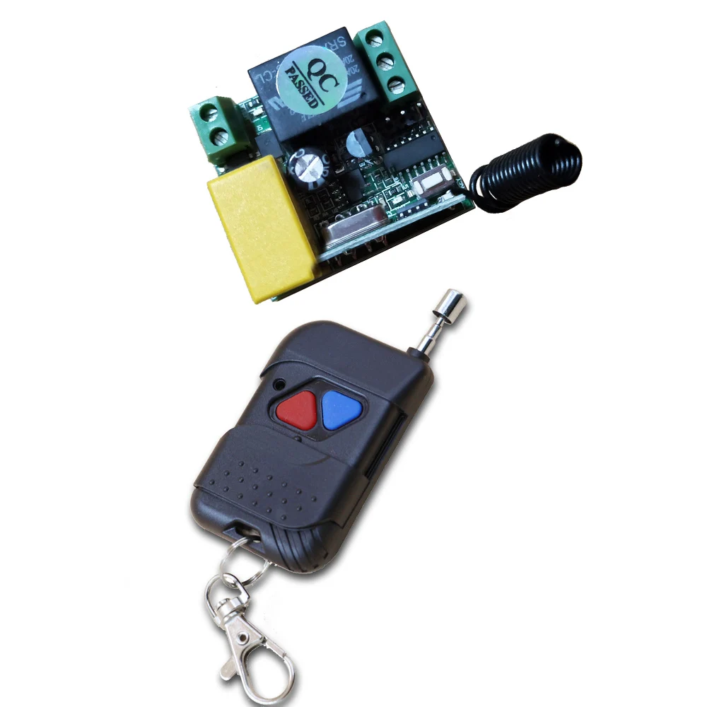 Беспроводной релейный модуль 220 В переменного тока 1 канал 10 А радиоприемник