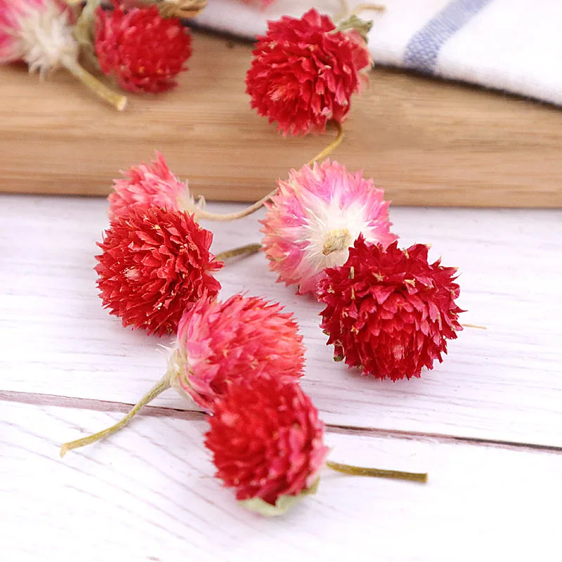 Сушеные Gomphrena Globosa цветок натуральный глобус амарант цветок для ювелирных изделий из смолы прессованные цветы DIY саше для изготовления конфетти 25 г