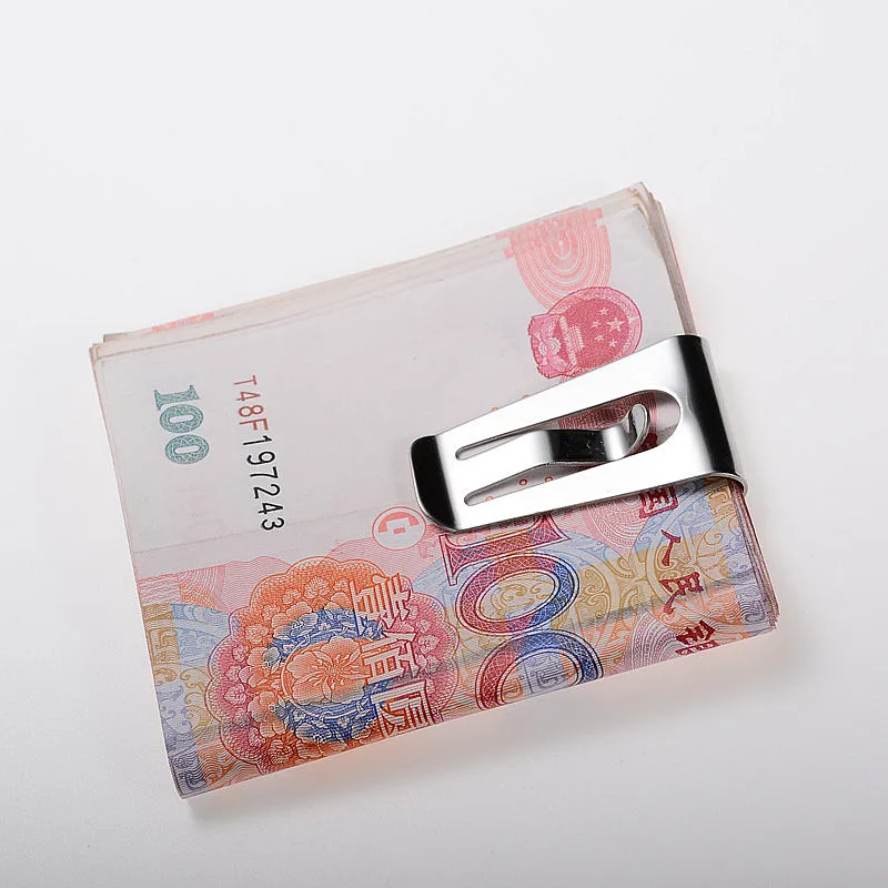 QOONG, на заказ, с надписью, черный, серебристый, тонкий карман, для мужчин и женщин, зажим для денег, для визиток, для кредитных карт, для наличных, кошелек, QZ40-004
