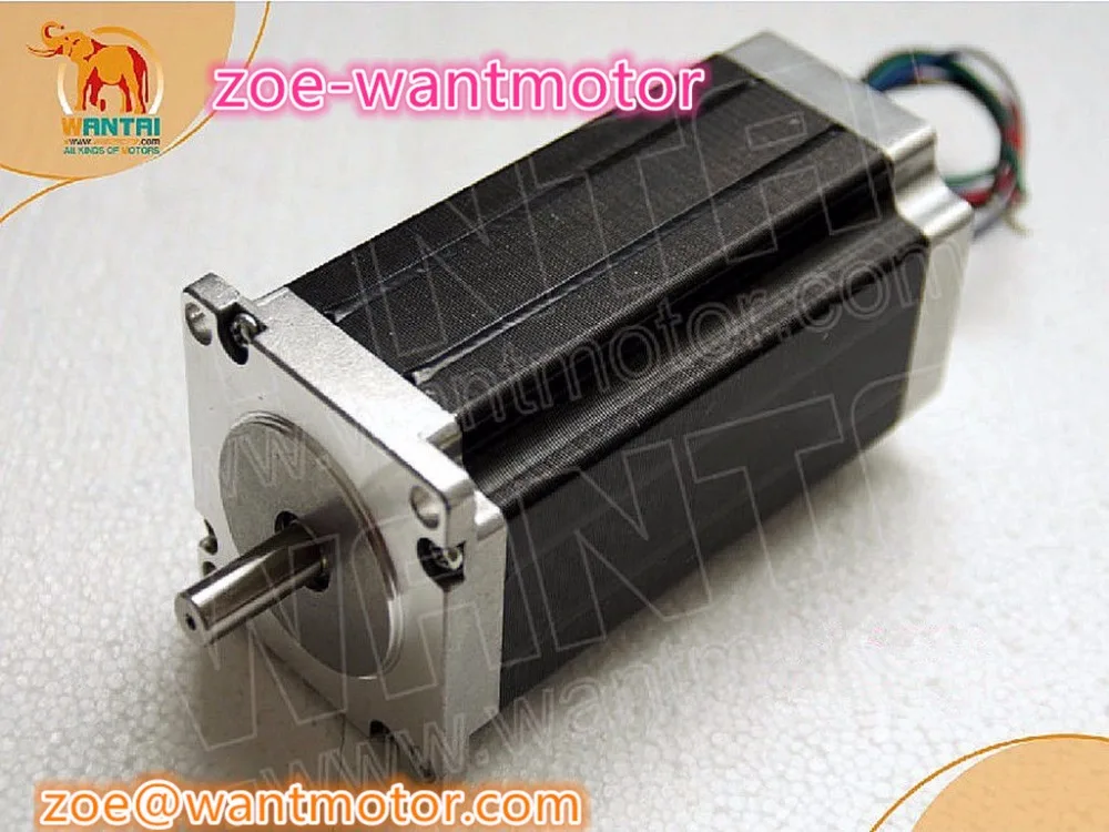 

High quality!1pc Nema 23 Wantai stepper motor WT57STH115-4204A 425oz-in 4.2A CE ROHS ISO plasmer cutter cnc