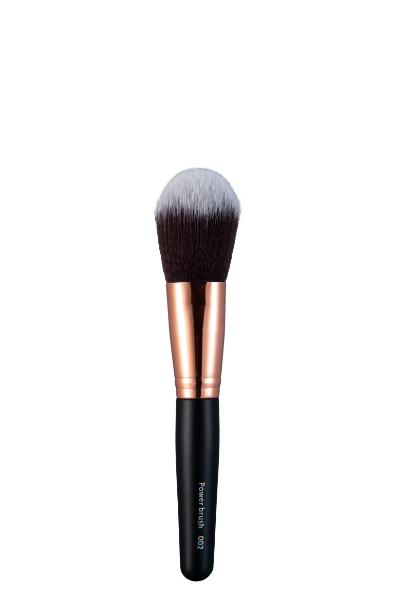 powder brush 002 BBL 1 шт., деревянная ручка, топ, кисти для макияжа, пудра, румяна, Прецизионная кисть для консилера, тени для век, Дымчатая кисть для растушевки, полная функция - Handle Color: powder brush 002