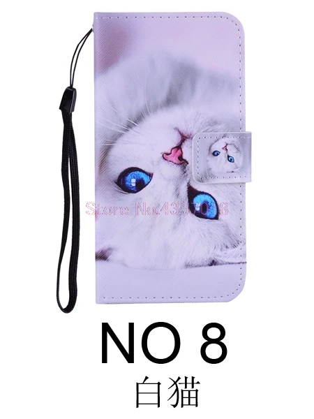 NO 8 Флип Чехол Для samsung J3 J320 SM-J320F SM-J320H SM J320F J320H J320FN Кожаный чехол Чехол J3 J36 SM-J320F/DS чехлы для телефонов - Цвет: NO 8